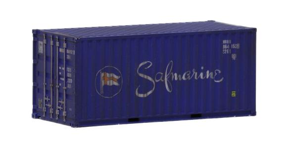 Igra Model, Spur H0, Container, 20ft, "Safmarine", gealtert, 96040001w