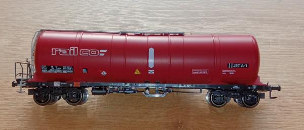 Igra Model, Spur H0, Zacns 88, Kesselwagen Rail-Co Jet-A1, Epoche VI, DC, 96210003/1