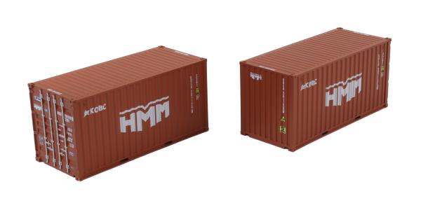 Igra Model, Spur H0, Container 20` 20ft "HMM", High Cube, 2 Stk., 98010018