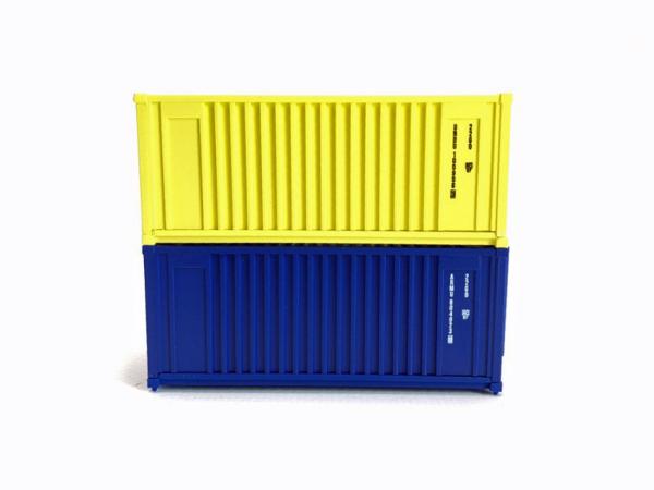 Igra Model, Spur H0, Container 20`, 20ft, Baucontainer, 2 Stk., 98010103, 8594170446772