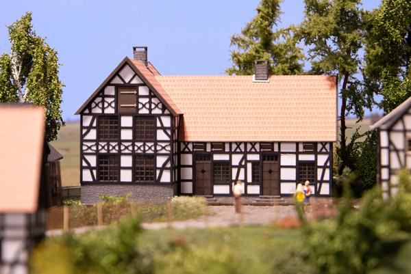 Joswood 23040, Spur H0, Wohnhaus Schusterwerkstatt LWL Hagen, Lasercut Bausatz