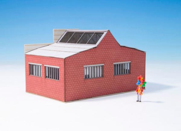 Joswood 25302, Spur H0, Garage de Bruno FR, Lasercut Bausatz