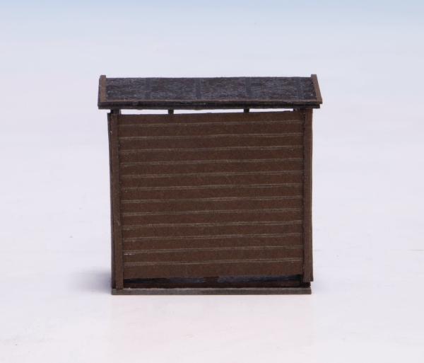 Joswood 40475, Spur H0, Haltestelle Unterstand 2 Stück, Lasercut Bausatz