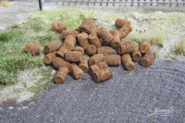 Juweela, Schrott Fässer rostig, Spur TT, 21206 - 21207, Made in Germany