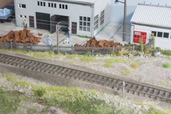 Juweela, Metallschrott rostig, Spur N / Spur TT, 21208 - 21209, Made in Germany