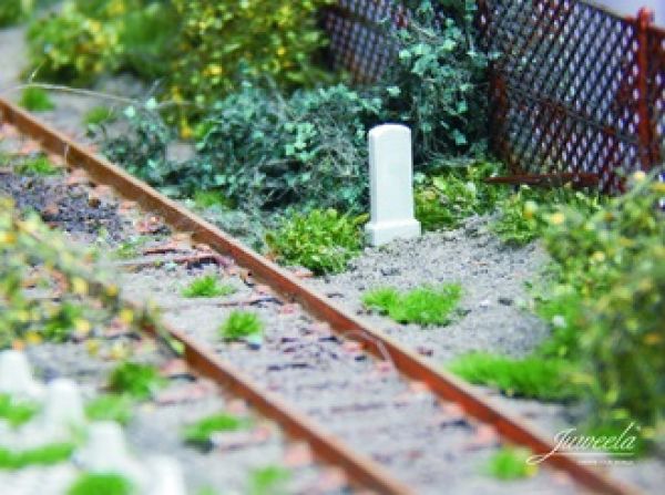 Juweela, Kilometersteine blanko, Spur TT, 21238 - 21239, Made in Germany