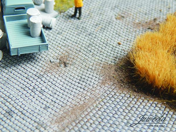 -Juweela, FLEXYWAY "Altstadt Kopfsteinpflaster" Gerade, Spur N / Spur TT,  21278 - 21279, Made in Germany