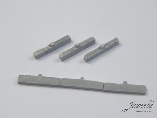 Juweela, Bahnsteig Ladestrassenkante, Spur TT, 21285 - 21286, Made in Germany