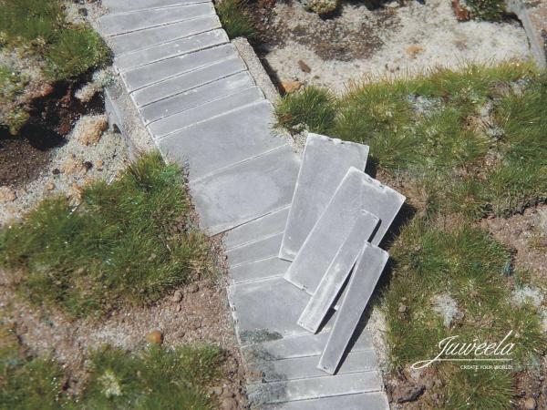 Juweela, Trapez Betonplatten, Spur TT, 21305 - 21306, Made in Germany