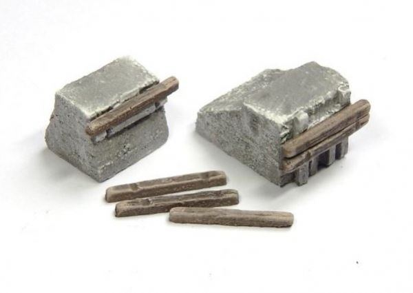 Juweela, Prellböcke Beton, Spur N, 21614 - 21615, Made in Germany