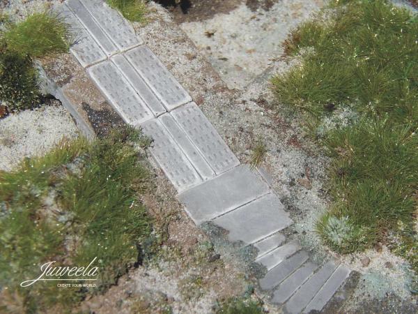 Juweela, Betonplatten Kolonnenweg, Spur N, 21627 - 21628, Made in Germany
