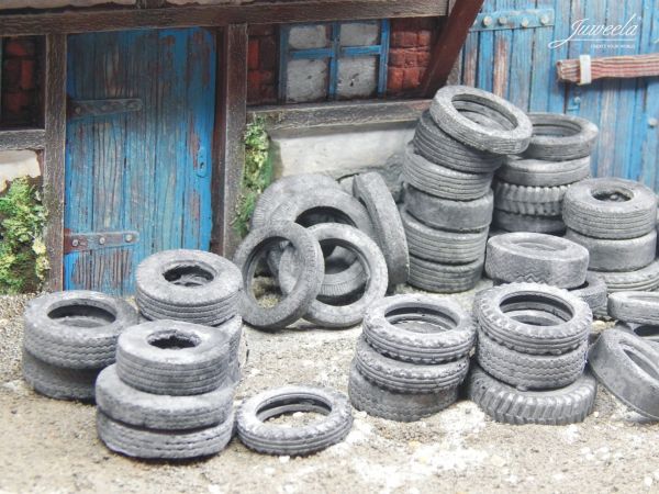 Juweela, Altreifen 120 g (~50 Stk.), Spur 1, 1:32, 23349, Made in Germany