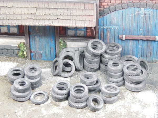 Juweela, Altreifen 120 g (~50 Stk.), Spur 1, 1:32, 23349, Made in Germany