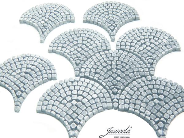 -Juweela, Flexyway Pflasterstraße "Kopfstein Schuppe" groß, Spur 1, 1:32 / 1:35, 23400, Made in Germany