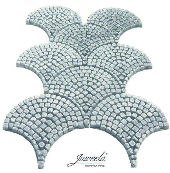 -Juweela, Flexyway Pflasterstraße "Kopfstein Schuppe" groß, Spur 1, 1:32 / 1:35, 23400, Made in Germany