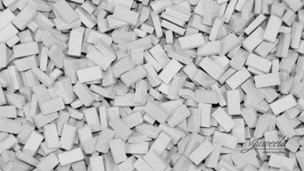 Juweela, Ziegel (RF) grau hell, Spur 0, 1:48, 24008 - 24009 - 24010, Made in Germany