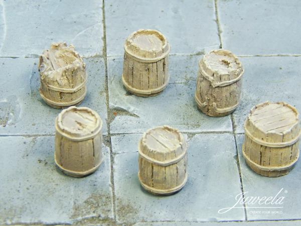 Juweela, Holzfässer hell, Spur 0, 1:45, 24194 - 24195, Made in Germany