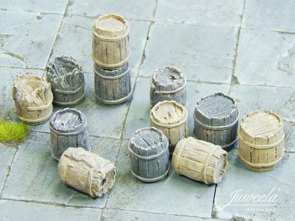 Juweela, Holzfässer Mix, Spur 0, 24198, Made in Germany