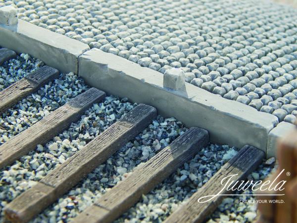 Juweela, Bahnsteig Ladestrassenkante, Spur 0, 1:45, 24209, Made in Germany