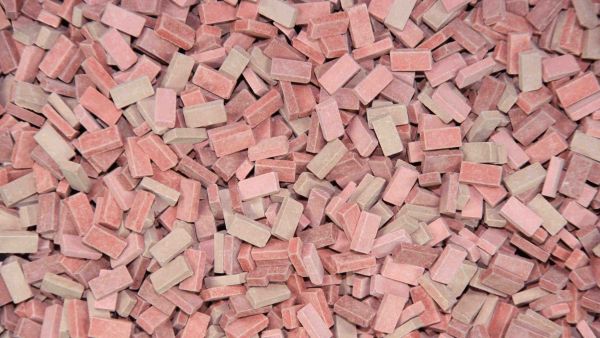 Juweela, Spur H0, Ziegel (NF) Ziegelrot Mix, 3000 Stk., 28034, 1:87, Made in Germany