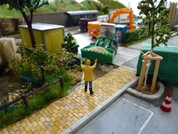 Juweela, Spur H0, Pflastersteine beige, Straßen-/Gehweg-Pflaster, 28138 - 28139 -  28140, 1:87, Made in Germany