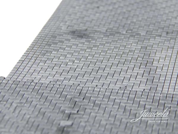 -Juweela, Flexyway Pflasterstraße "Fischgrät" grau, Spur H0, 28150 - 28151, 1:87, Made in Germany