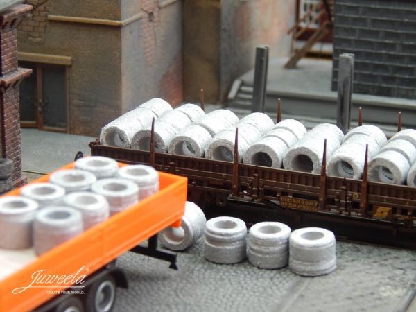 Juweela, Drahtrollen Coils Alu, Spur H0, 28166 - 28167, 1:87, Made in Germany