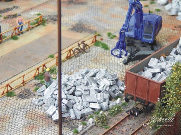 Juweela, Schrott Industrieschrott ALU, Spur H0, 1:87, 28188 - 28189, Made in Germany