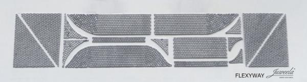 -Juweela, Flexyway Pflasterstraße "Kopfstein Altstadt" Ergänzung, Spur H0, 28271 - 28272, 1:87, Made in Germany
