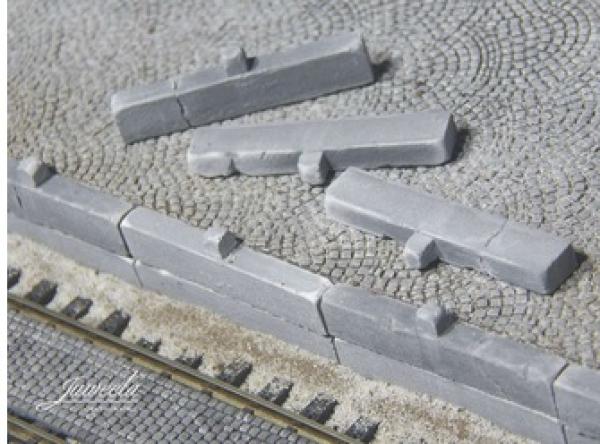 Juweela, Bahnsteig Ladestrassenkante, Spur H0, 28310 - 28311, 1:87, Made in Germany