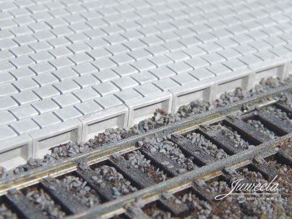 Juweela, Bahnsteigkante 38cm ü SO, Spur H0, 28347 - 28348, 1:87, Made in Germany