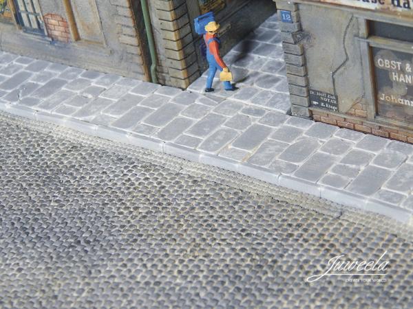 Juweela, Bordsteine Gerade, Spur H0, 28353, 28354, 1:87, Made in Germany