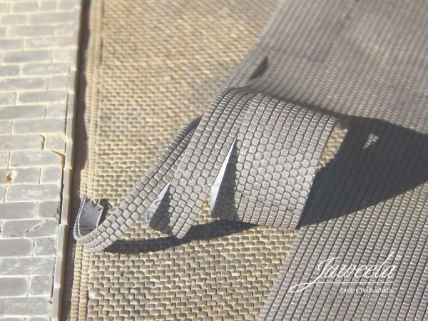 -Juweela, Flexyway Pflaster "Kleinpflaster Rinne Gehweg", Spur H0, 28369 - 28370, 1:87, Made in Germany