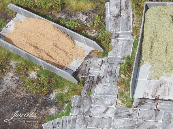 Juweela, Silage Fahrsilos, Spur H0, 1:87, 28381, Made in Germany