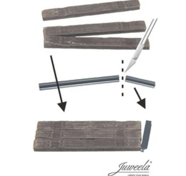 Juweela, Bahnsteig Schütt Holzschwelle, Spur H0, 28383, 1:87, Made in Germany