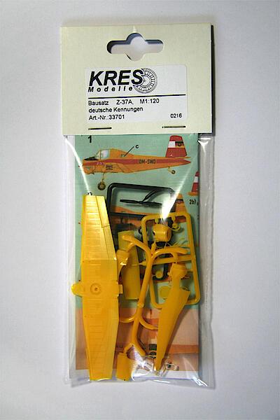 Kres, Spur TT, Agrarflugzeug Z-37A Hummel, Bausatz mit deutschen Kennungen, 33701