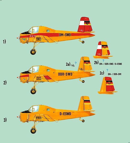Kres, Spur TT, Agrarflugzeug Z-37A Hummel, Bausatz mit deutschen Kennungen, 33701
