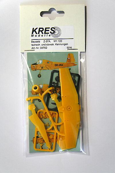 Kres, Spur TT, Agrarflugzeug Z-37A Hummel, Bausatz mit tschechischen und slowakischen Kennungen, 33702