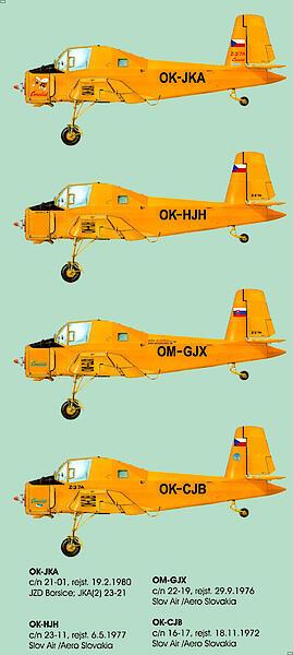 Kres, Spur TT, Agrarflugzeug Z-37A Hummel, Bausatz mit tschechischen und slowakischen Kennungen, 33702