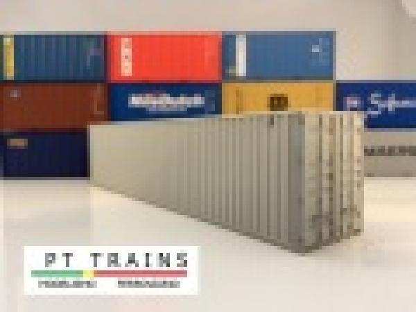 PT TRAINS 804002, Spur H0,  Container 40´DV Typ Seaco ,weiß (ohne Dekoration)