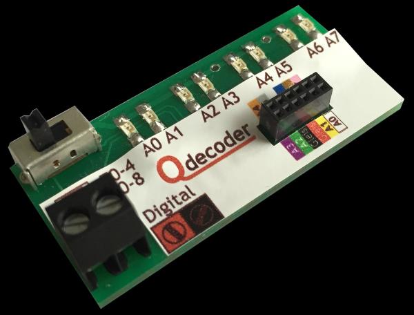 Qdecoder, LED Testleiste für F0 Decoder, QD082