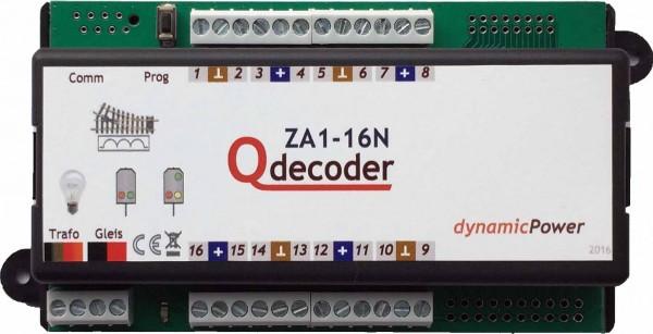 Qdecoder QD111, Magnetweichendecoder ZA1-16N Standard, DCC, MM, 4260288631112