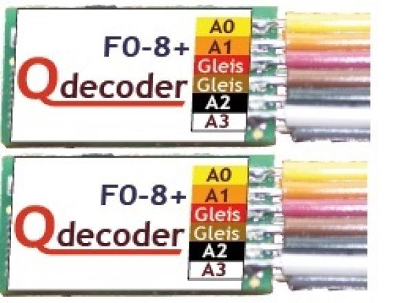 Qdecoder QD090, Startpaket, 2 x F0-8+
