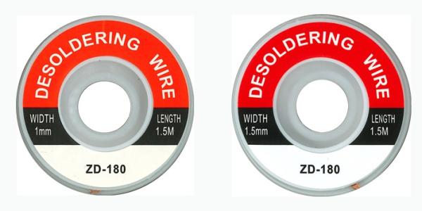 Tams Elektronik, Entlötlitze, Ø 1,0 mm - 1,5 mm, 100 g-Spule,  31-02010-01 - 31-02015-01