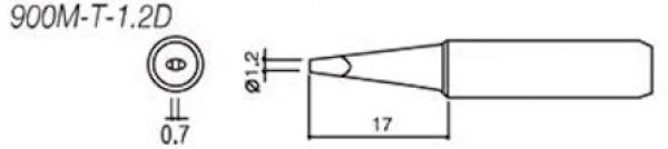 Tams Elektronik, Lötspitze 900M-T-1.2D, 31-10112-01