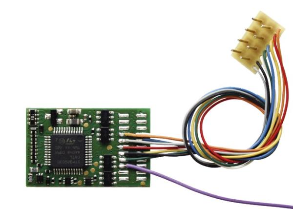 Tams Elektronik, LD-G-43, H0-Lokdecoder mit vielen Schalt- und Automatik-Funktionen, 1.500 mA, SUSI