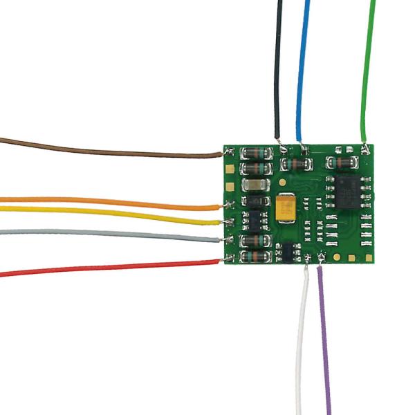 Tams Elektronik, LD-W-42.2, Lokdecoder für Wechselstrommotoren, 1.500 mA, 4 Ausgänge,  Empfohlene Nenngröße: H0
