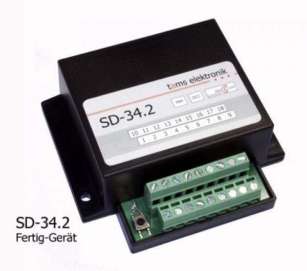 Tams Elektronik, Schaltdecoder SD-34 | SD-34.2,  43-01345-01 -43-01356-01 - 43-01357-01