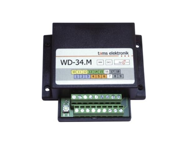 Tams Elektronik, Weichendecoder WD-34.M,  43-02366-01 - 43-02367-01