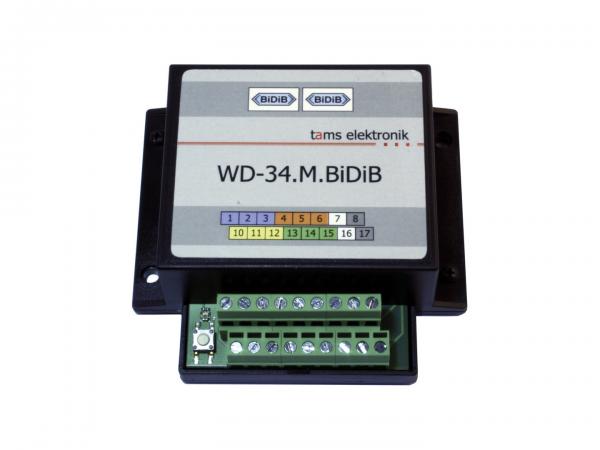 Tams Elektronik, WD-34.M.BiDiB, Weichendecoder, 46-12366-01 - 46-12367-01